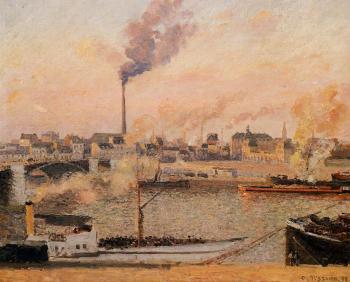 卡米耶 畢沙羅 Saint-Sever, Rouen, Morning, Five O'Clock 卡米耶 畢沙羅 Saint-Sever, Rouen, Morning, Five O'Clock